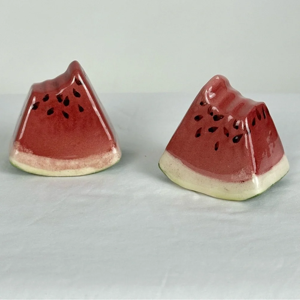 Watermelon salt and pepper shakers Vintage
